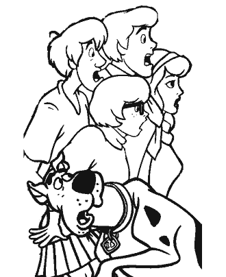 scooby doo coloring pages