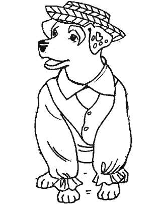 wishbone coloring pages