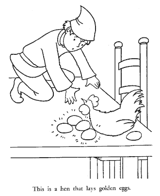 jack and beanstalk coloring page