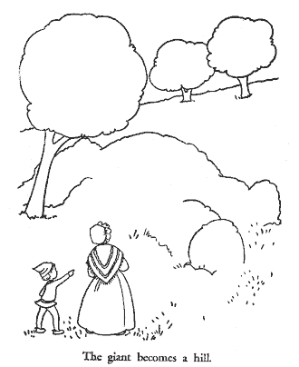 jack and beanstalk coloring page