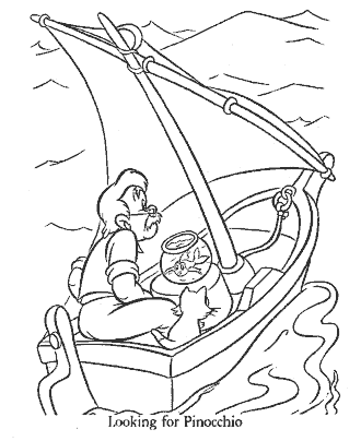 pinocchio coloring page
