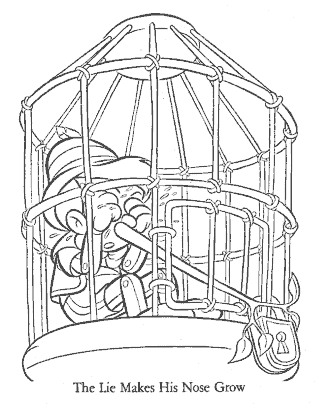 pinocchio coloring page