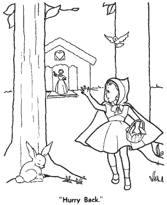 little red riding hood coloring pages