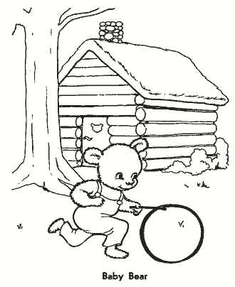goldilocks and the three bears coloring pages