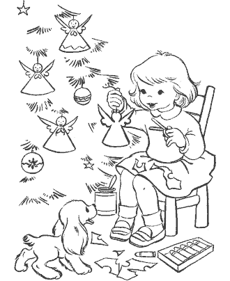christmas ornaments coloring pages