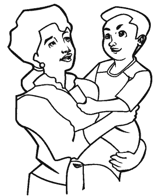 mother´s day coloring pages