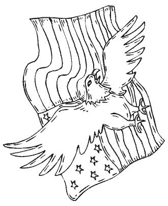 american flag coloring pages