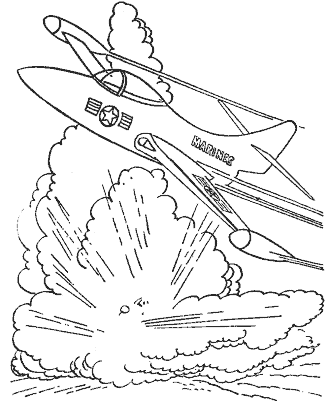 militarys coloring page
