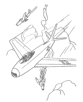 military airplane coloring page of jet