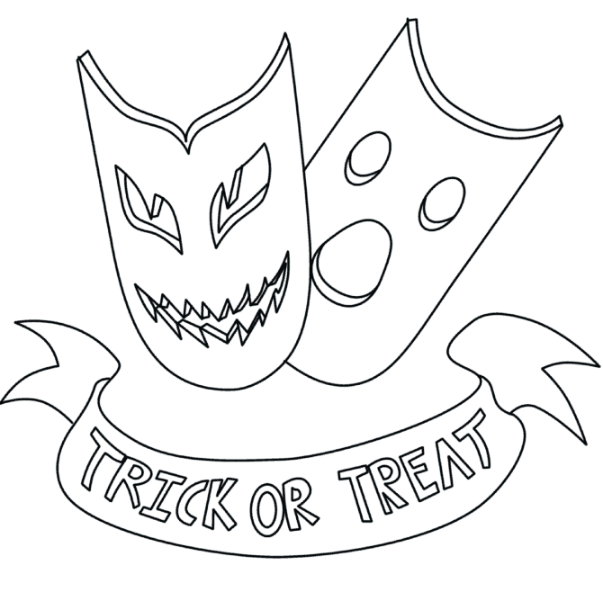 halloween coloring page