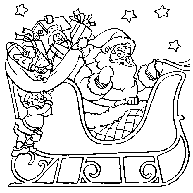 Free Christmas coloring pages 023