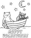 printable valentine coloring page