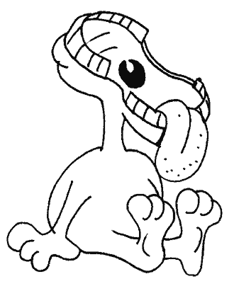 Cartoon Creatures Coloring Pages for Kids