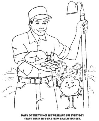 story of cotton coloring pages