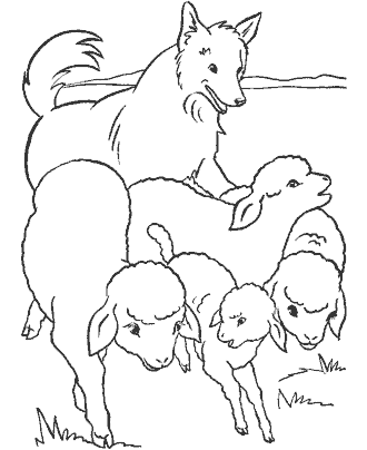 life on the farm coloring pages
