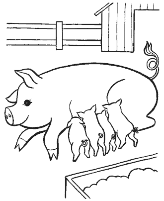 life on the farm coloring pages