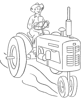 life on the farm coloring page