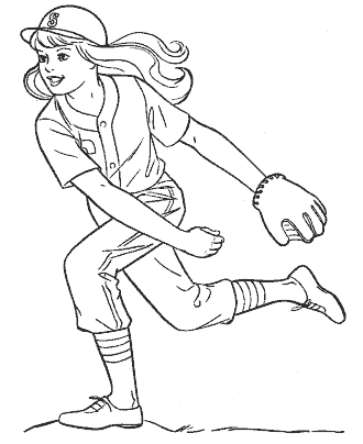 sports coloring page