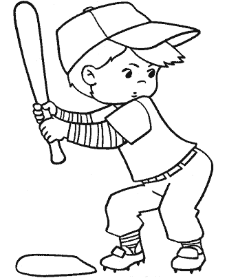 sports coloring page
