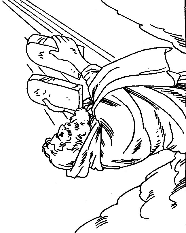 Bible coloring pages - Moses